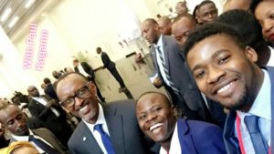 Dodzi AGLAGO et Son Excellence Paul KAGAME