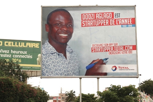 Dodzi AGLAGO lauréat du prix startupper de Total en 2016